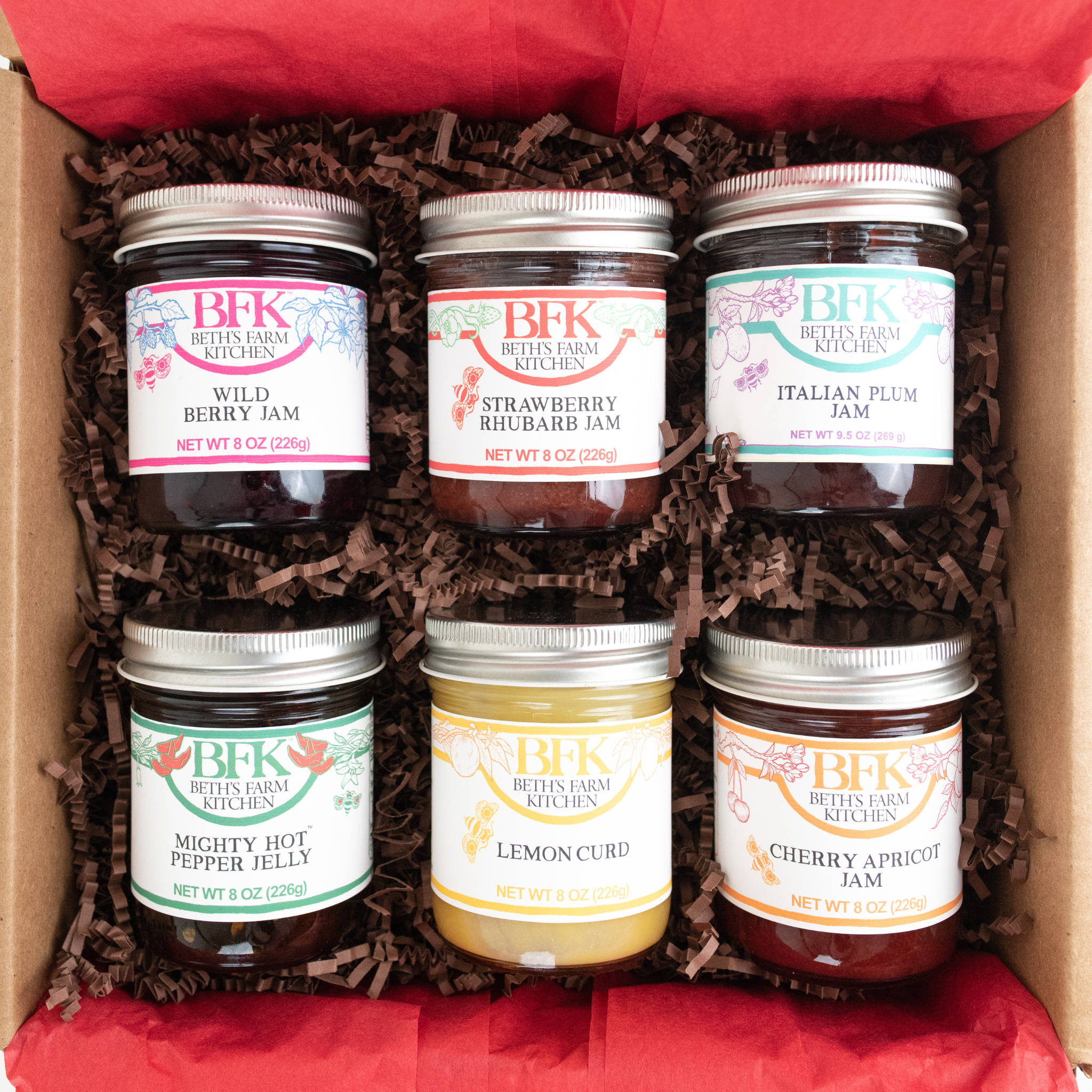 Best Sellers Jam full size collection gift set by Beth's Farm Kitchen