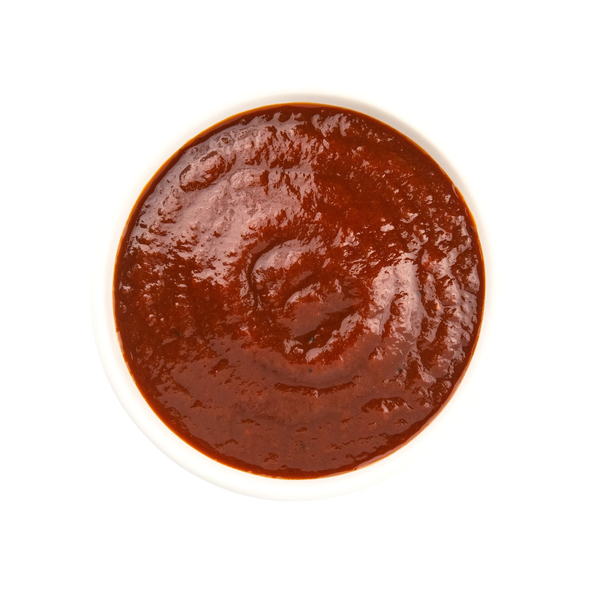 inside bottle of low sugar BBQ sauce by Beth's Farm Kitchen