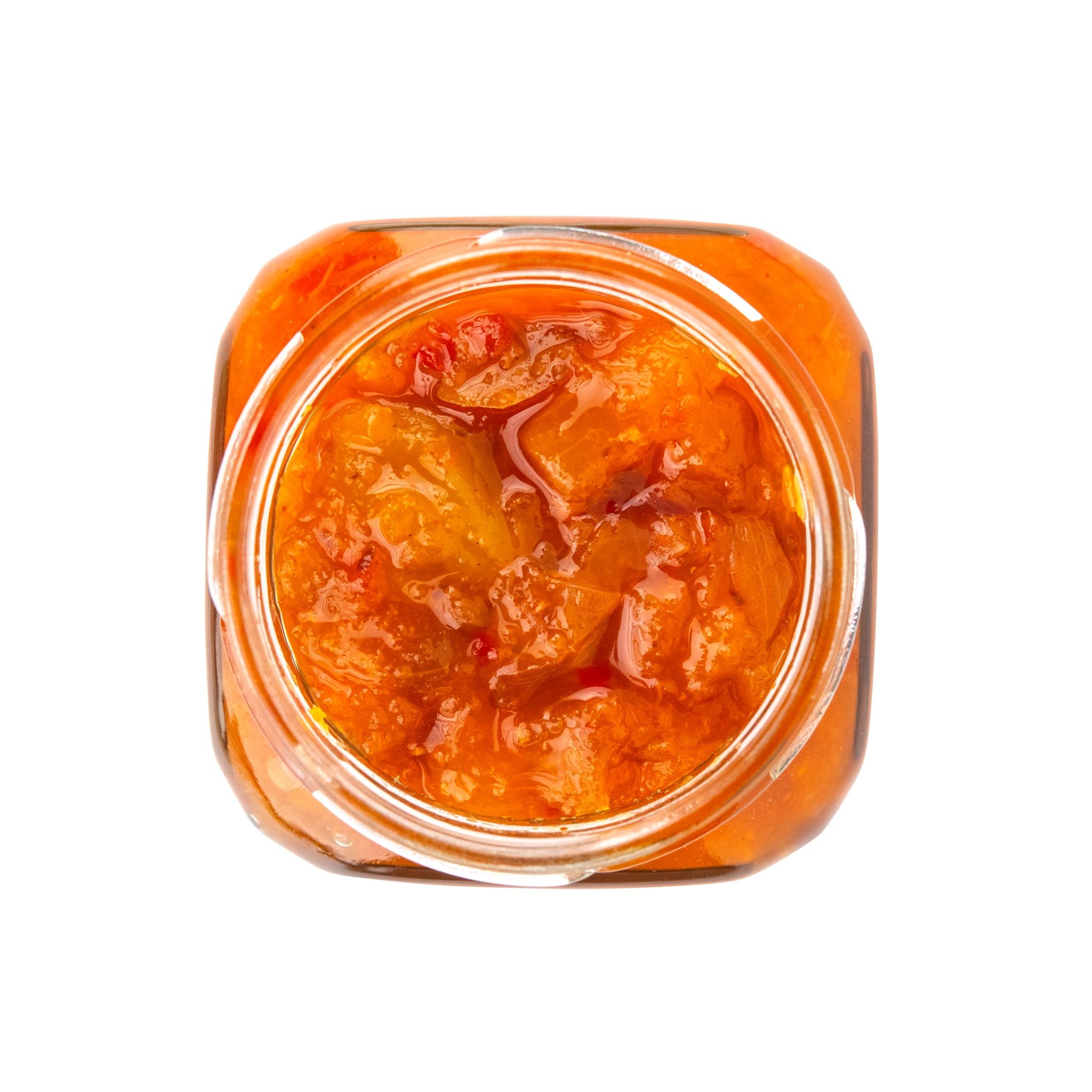 jar of Golden Pear chutney by Beth's Farm Kitchen