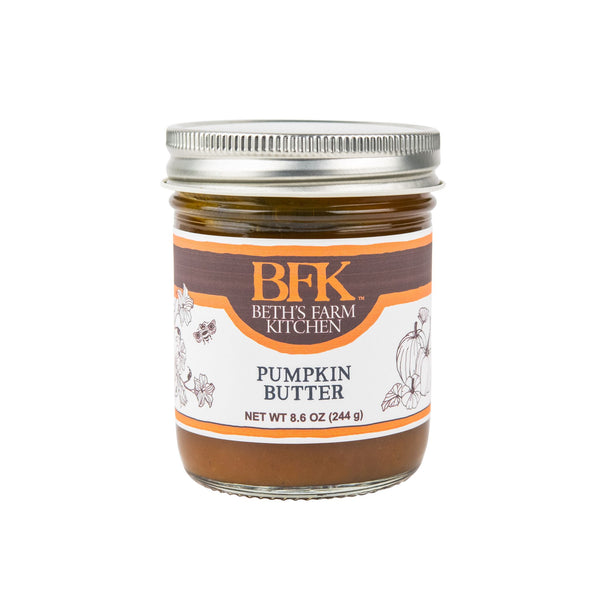 jar of pumpkin butter by Beth's Farm Kitchen
