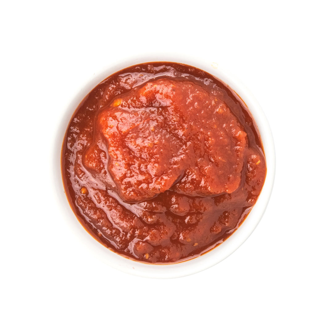 inside bottle of farm ketchup by Beth's Farm Kitchen