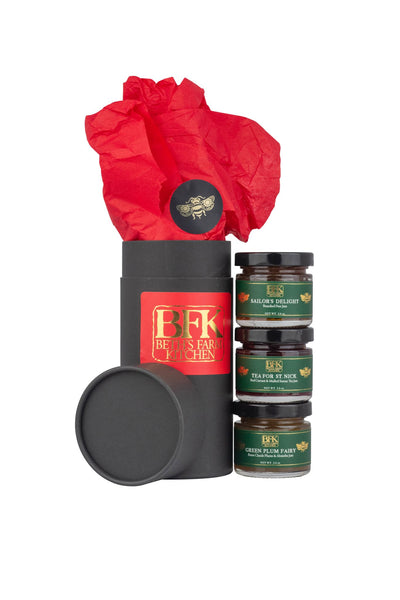 gift set of mini holiday jams by Beth's Farm Kitchen