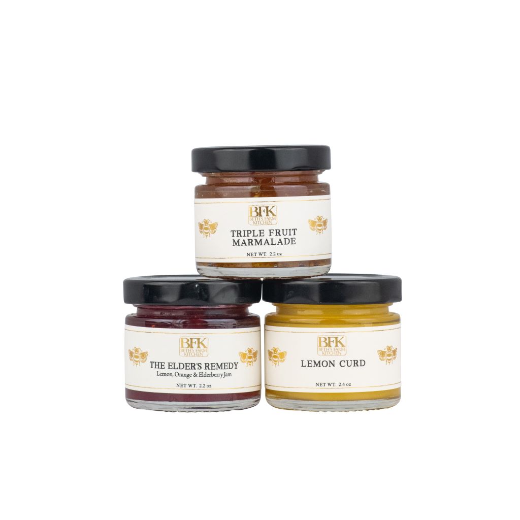 citrus jams gift set trio by Beth's Farm Kitchen