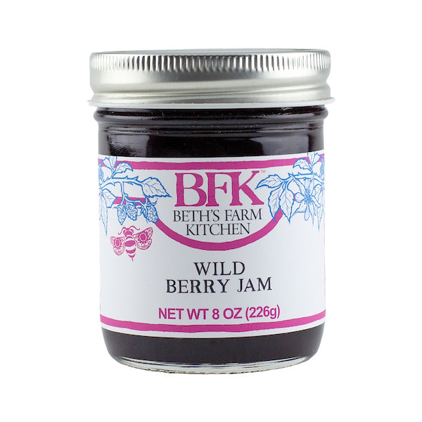 jar of Wild Berry jam by Beth's Farm Kitchen